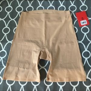 Tommy John Air Invisibles High Rise Boyshorts Womens Small Nude Maple Sugar